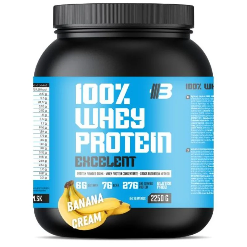 Excelent 100% Whey Proteín - banánový krém od BODY NUTRITION - 2250g