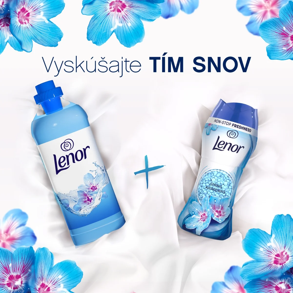 Lenor bundle pack Spring Awakening (2x1600ml) 2×1600 ml, aviváž