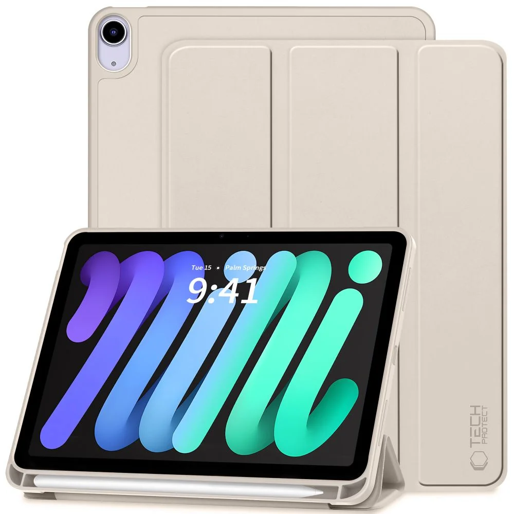 Tech-Protect SC Pen puzdro na iPad mini 8.3'' 6-7gen 2021-2024, béžové