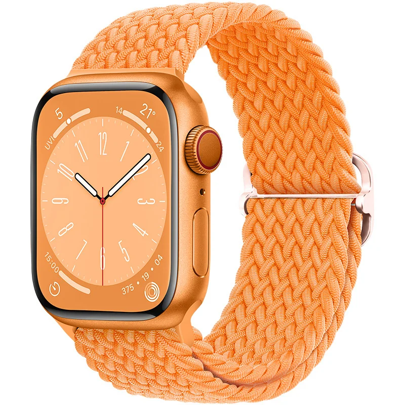 BStrap Elastic Nylon remienok na Apple Watch 42/44/45mm bright orange