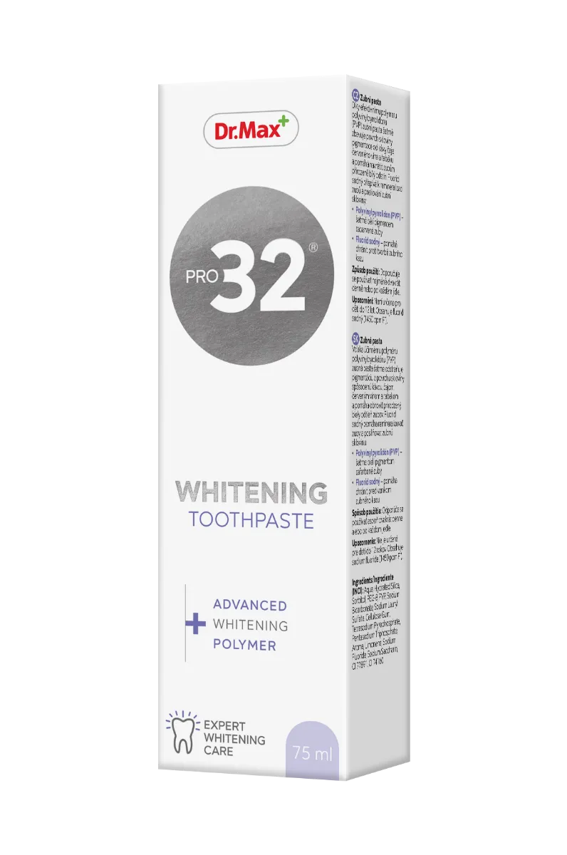 Dr. Max PRO32 TOOTHPASTE WHITENING 1×75ml, bieliaca pasta