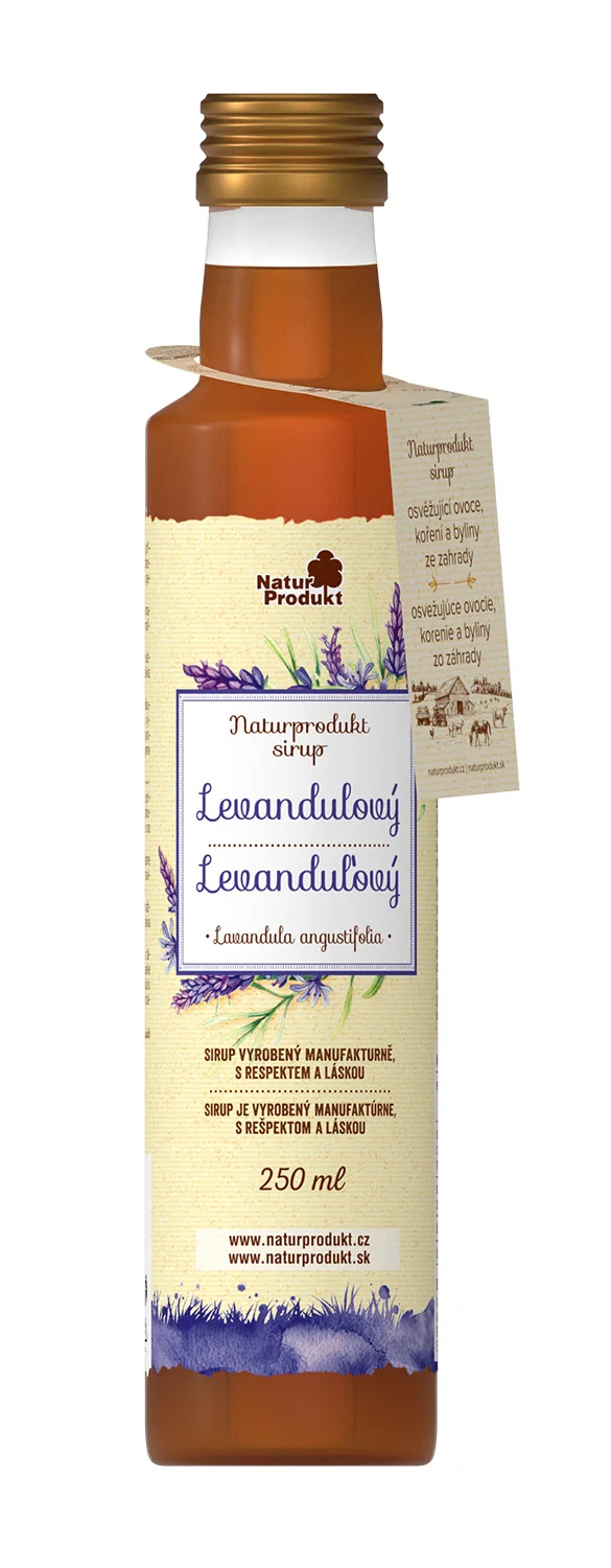 Naturprodukt sirup Levanduľový