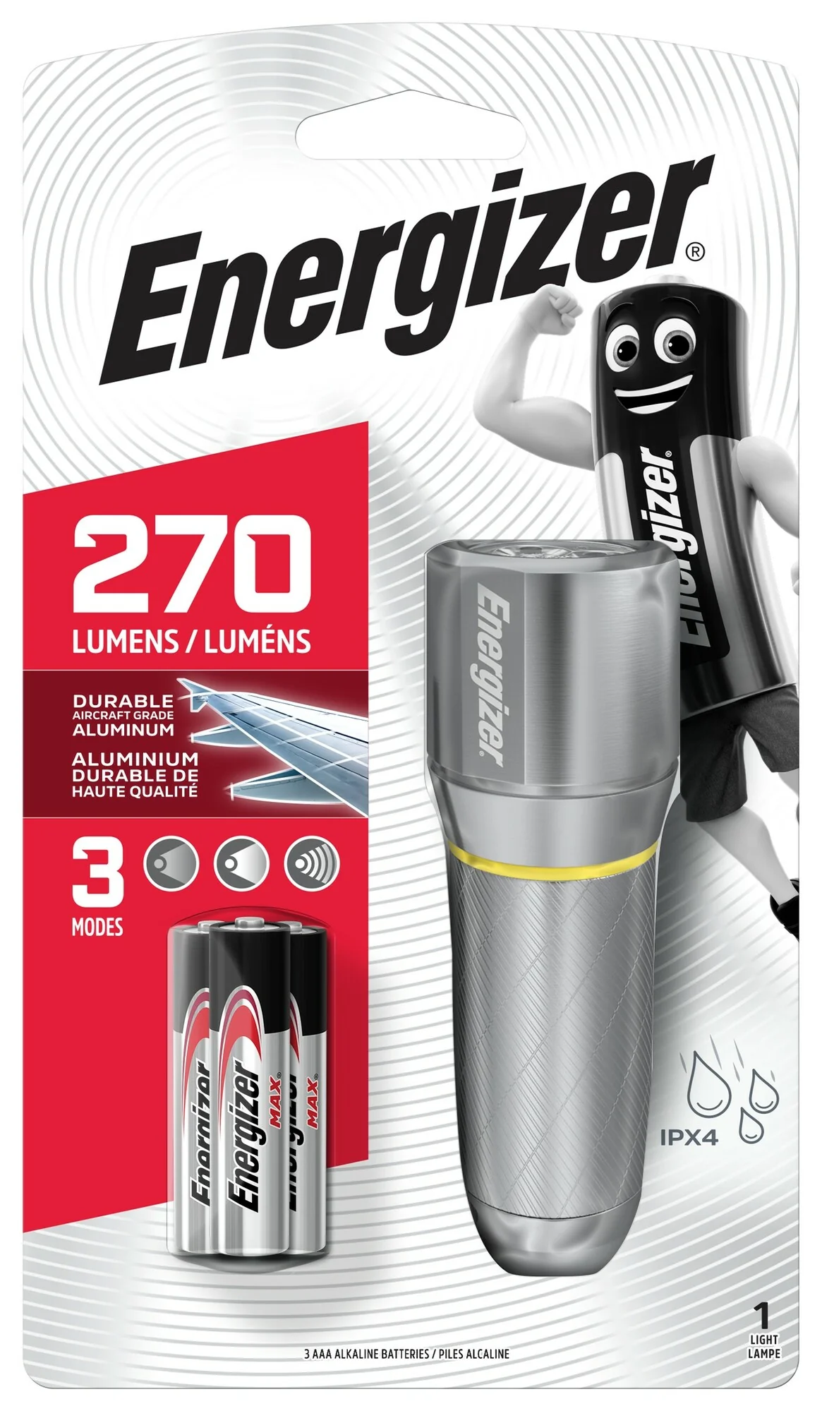 Energizer ručné svietidlo Metal Vision HD 3 x AAA 