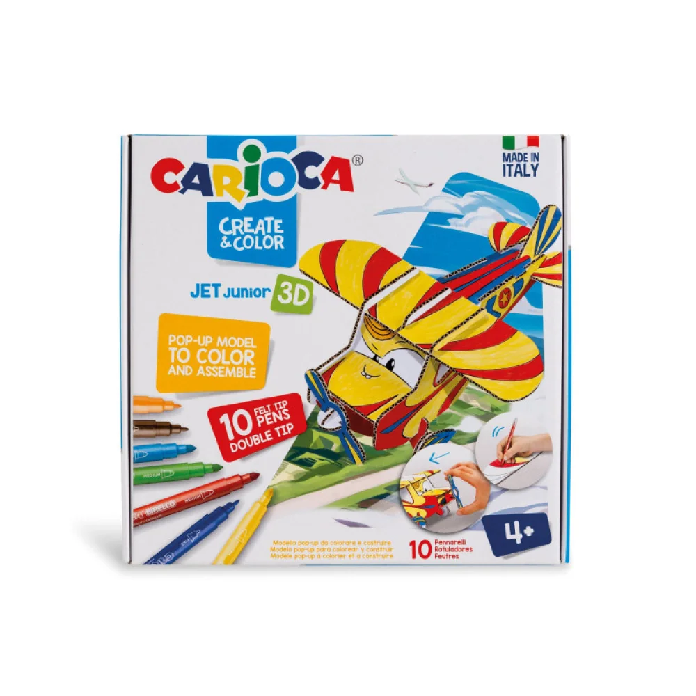 Vyrob si 3D JET junior lietadlo-CARIOCA 