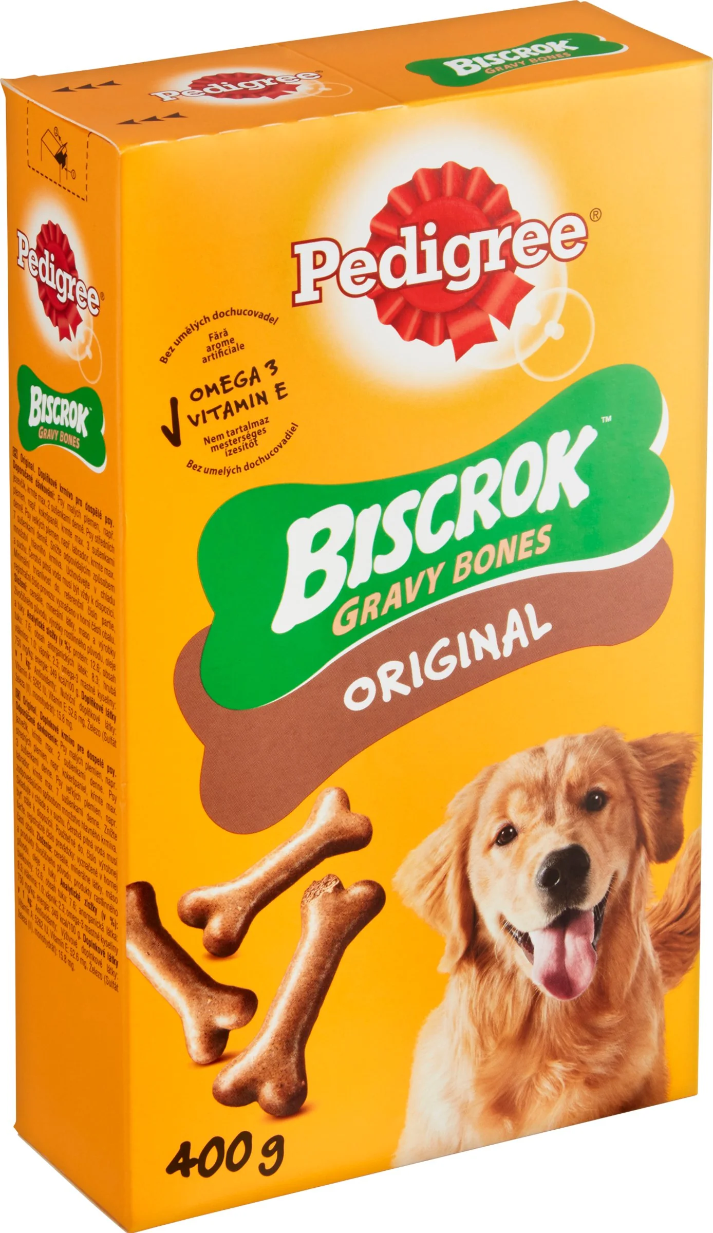 PEDIGREE pochúťKa Biscrok Gravy bones 400g 1×400 g, pochúťka pre psy