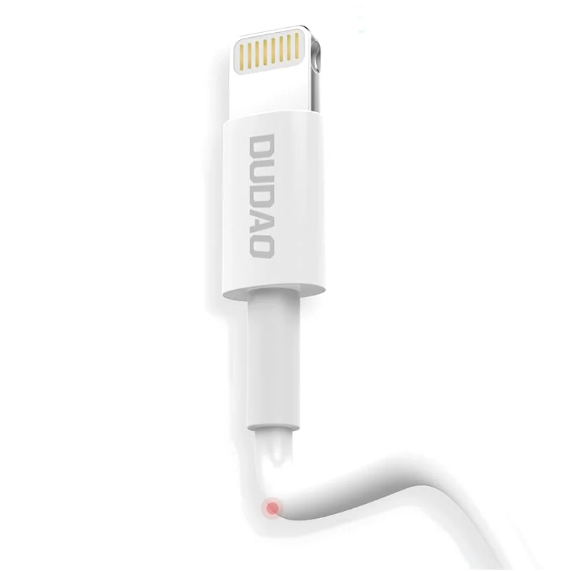 Dudao L1T kábel USB / Lightning 3A 1m, biely