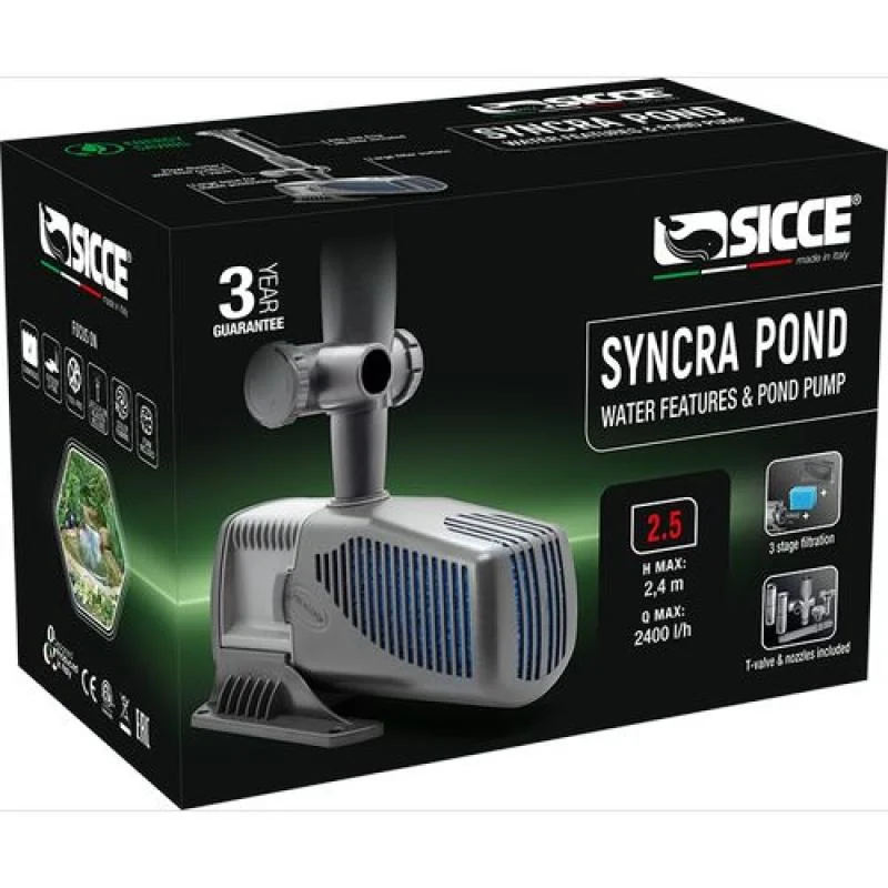 SICCE SYNCRA POND 2,5 jazierkové čerpadlo s fontánou