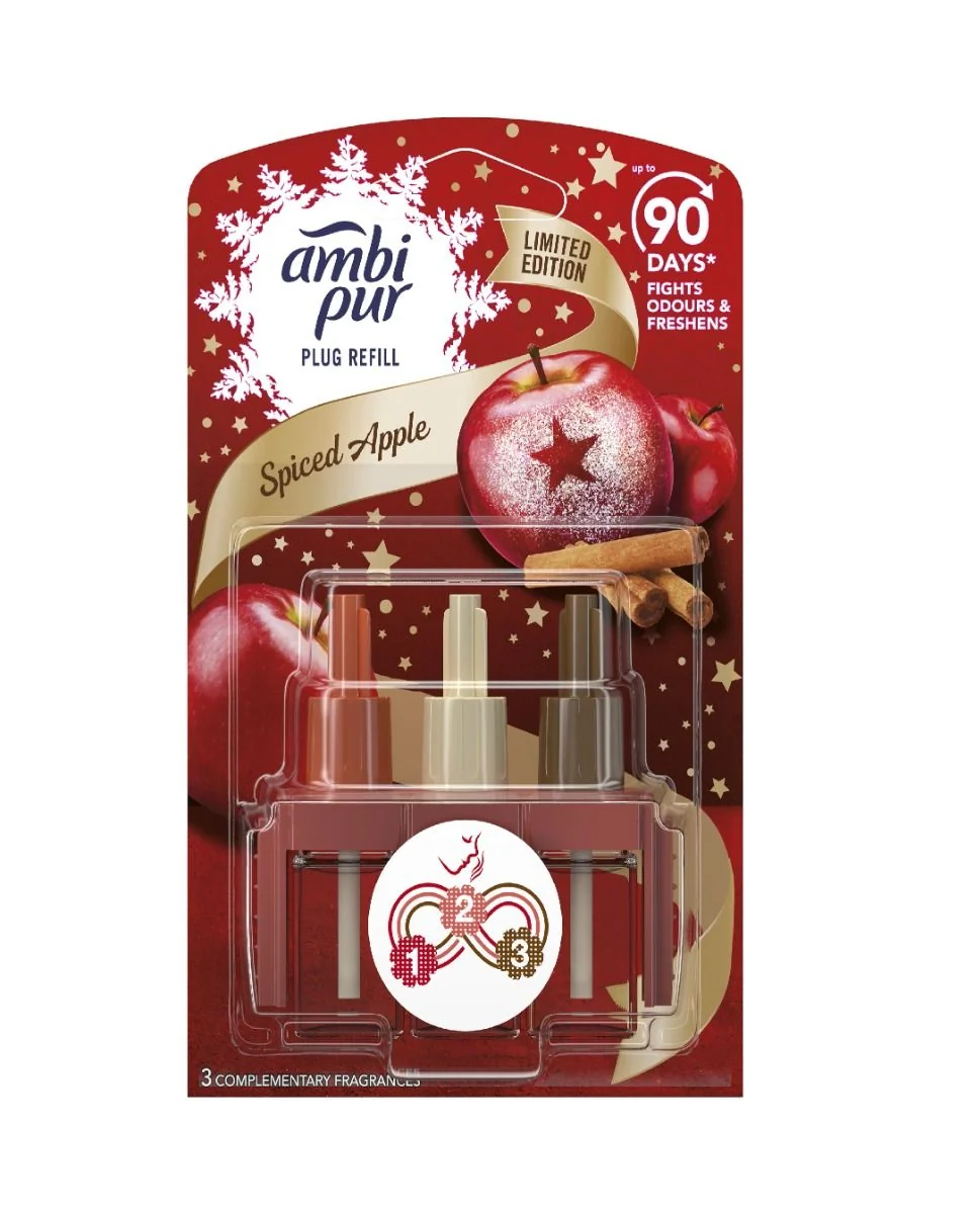 Ambi Pur 3Volution Náhradná Náplň Do Elektrického Osviežovača Vzduchu Spiced Apple 20ml