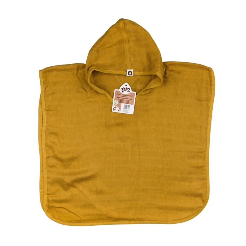 XKKO BMB Bambusové pončo Colours - Honey Mustard Veľkosť 2 BMBPN2402