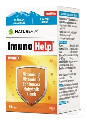 SWISS NATUREVIA Imuno Help 1×60 cps, výživový doplnok