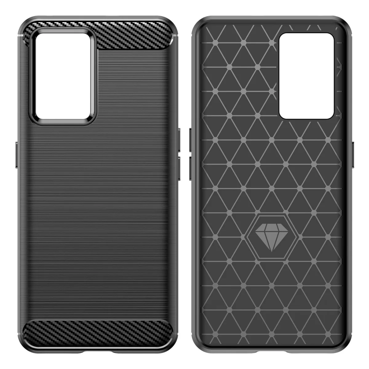 MG Carbon Case Flexible silikónový kryt na Realme GT Neo 3 čierny