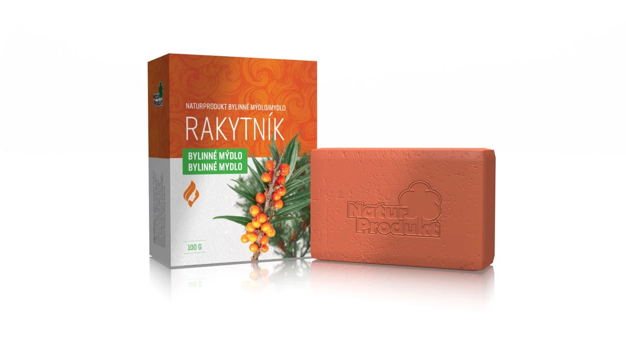 Naturprodukt bylinné mydlo RAKYTNÍK