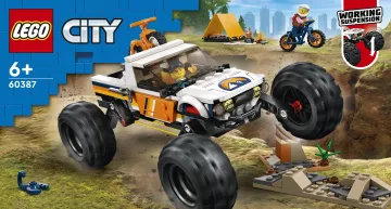 LEGO® City 60387 Dobrodružstvo s terénnym autom 4x4 1×1 ks, lego stavebnica