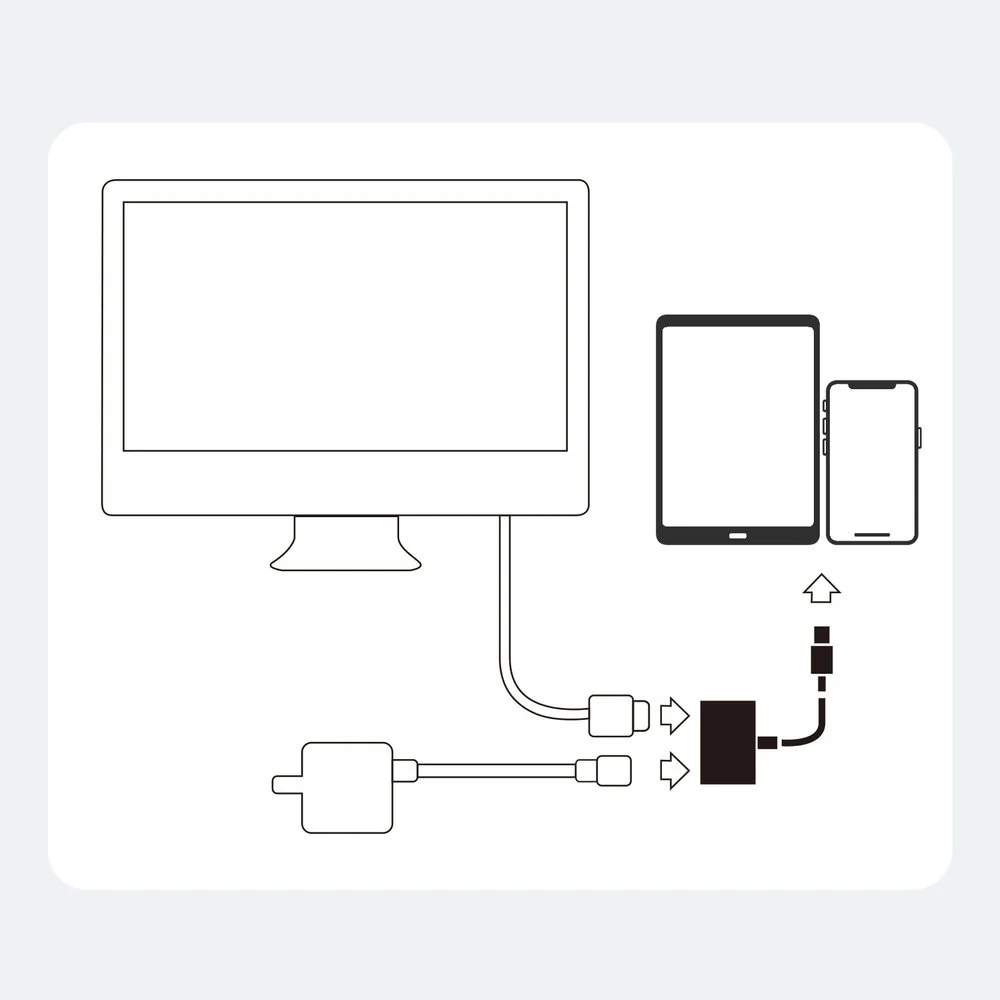 Joyroom S-H141 adaptér Lightning - HDMI / Lightning FullHD, biely 