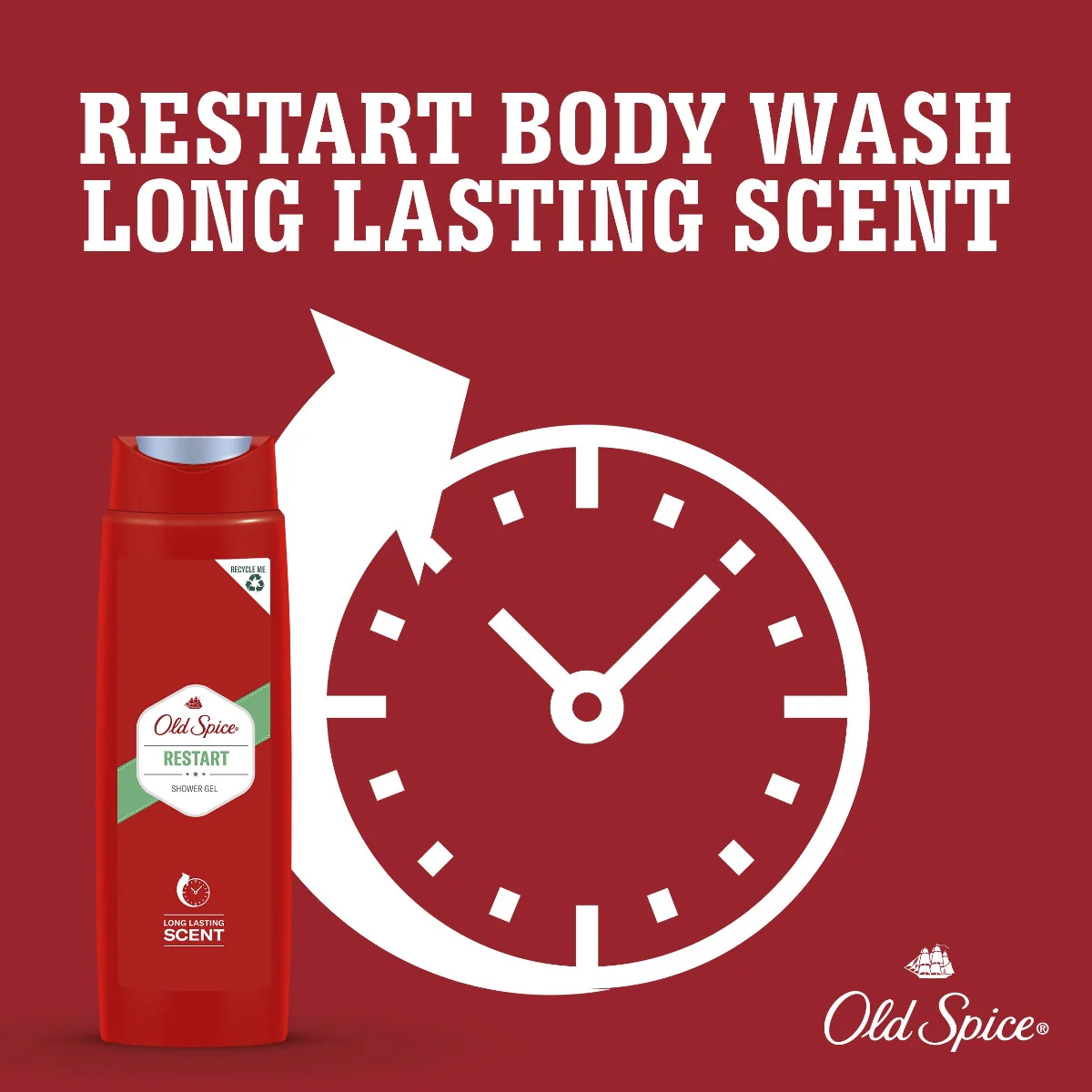 OLD SPICE SG RESTART 1×400 ml, sprchový gél