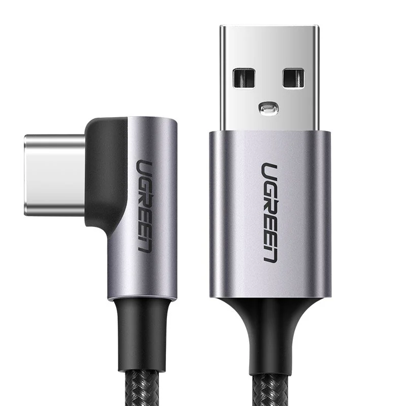 Ugreen kábel USB / USB-C 3A 1m, čierny/sivý 