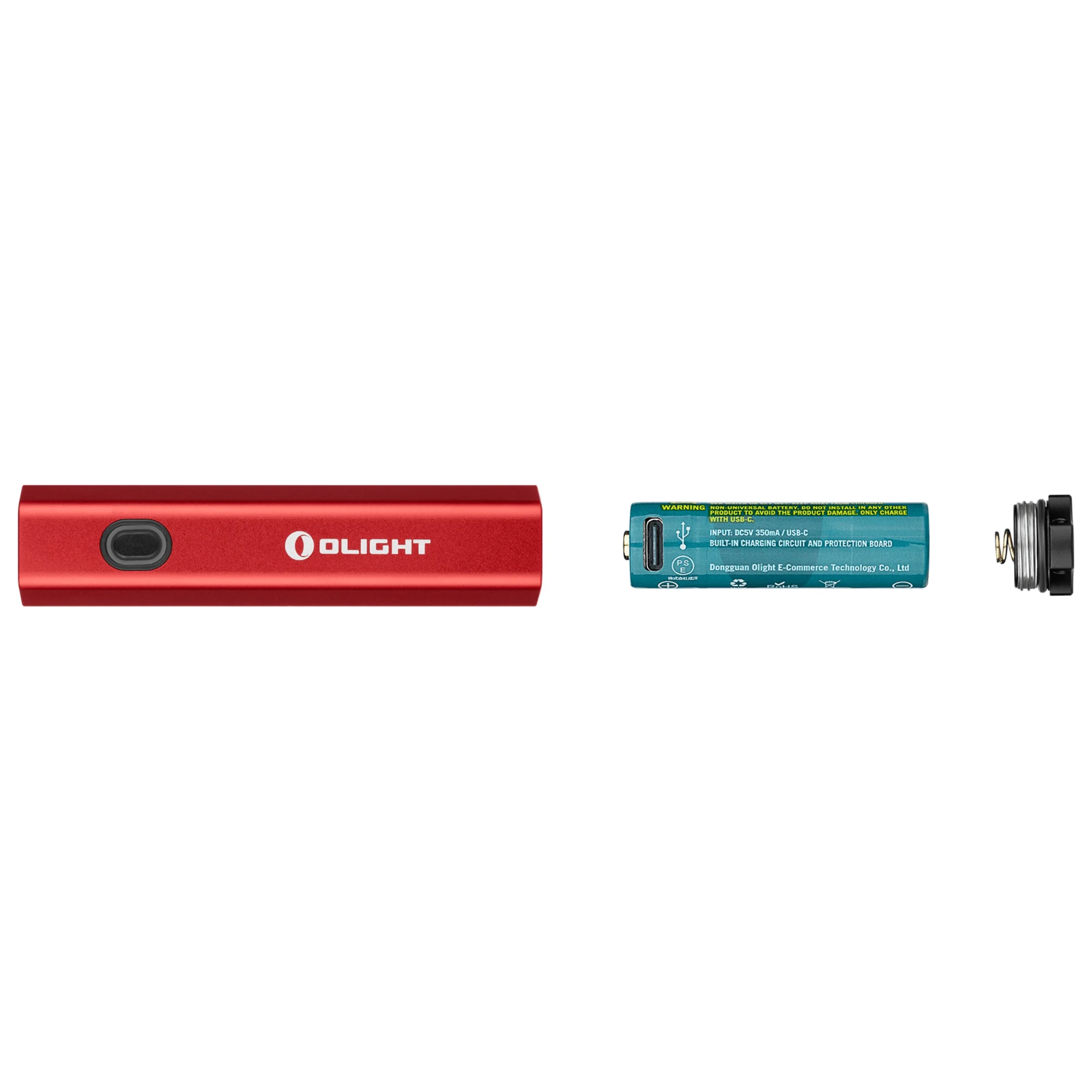 Diffuse (Red) OLIGHT 3.6V 920mAh 14500
Rechargeable 