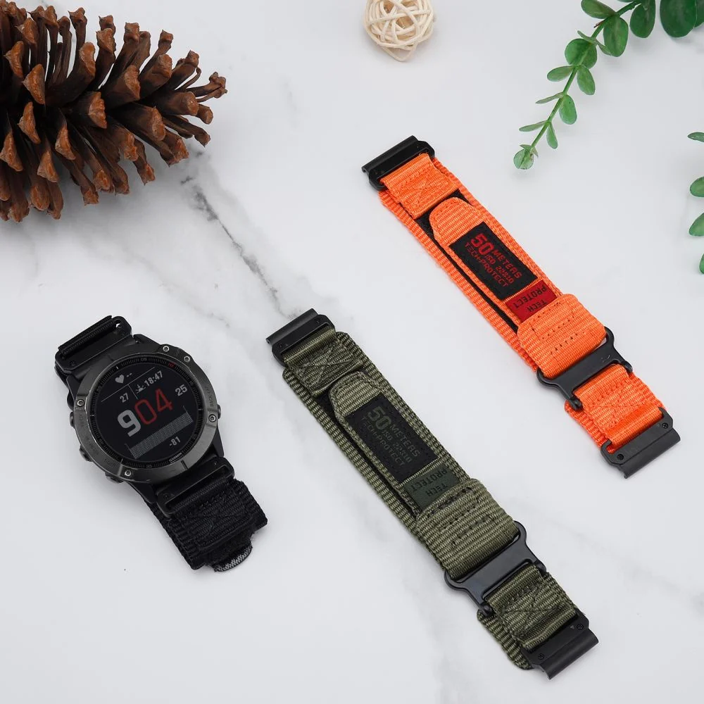 Tech-Protect Scout remienok na Garmin Fenix 3 / 5x / 6x / 6x Pro / 7x orange