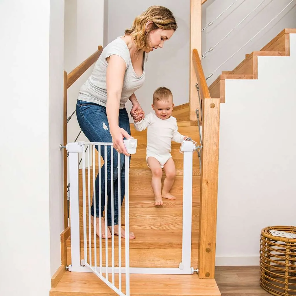 Detská zábrana do dverí alebo na schody Baby Ono biela , 20C54679 