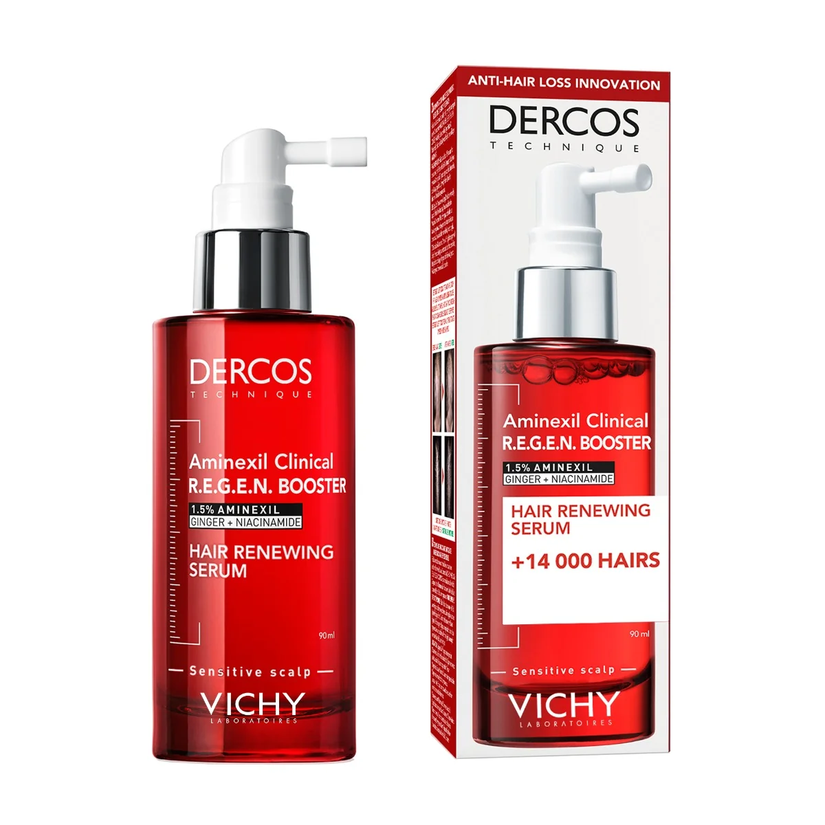 VICHY DERCOS Aminexil clinical R.E.G.E.N. booster 1×90 ml, booster pre obnovu vlasov