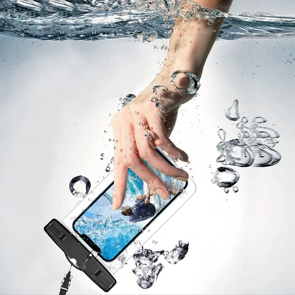 Tech-Protect Waterproof vodotesné puzdro na mobil 6.9'' čierne