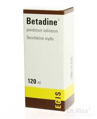 Betadine dezinfekčné mydlo 75 mg/ml