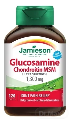 JAMIESON GLUKOZAMÍN CHONDROITÍN MSM 1300 mg