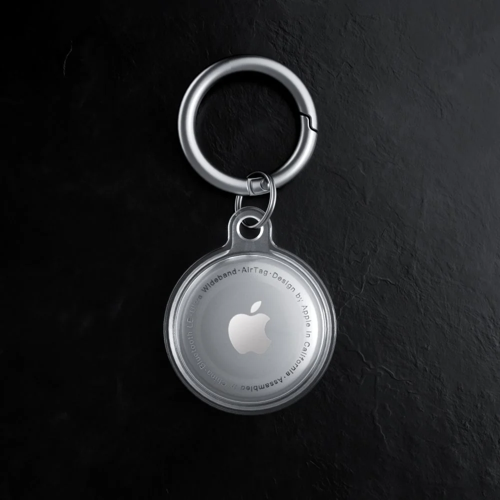 Tech-Protect Icon silikónový kryt na Apple AirTag, priesvitný 