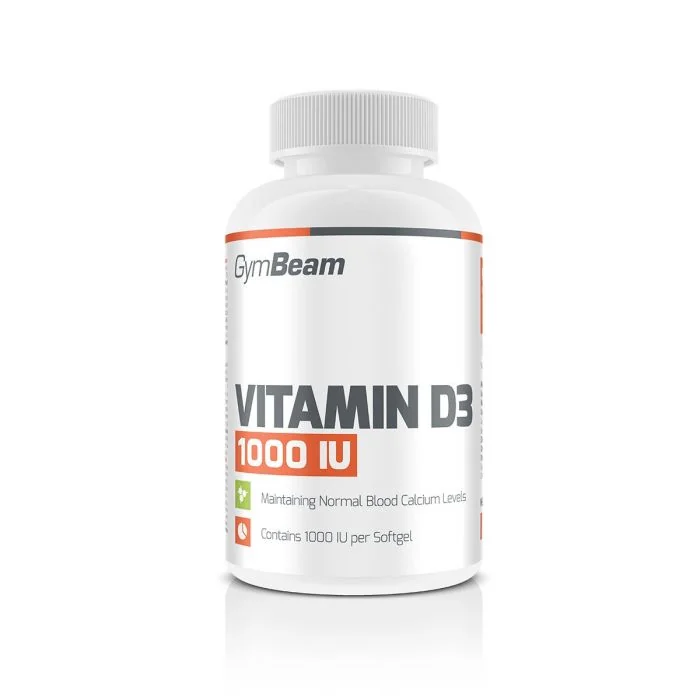 Gymbeam vitamin d3 1000 iu bez prichute 60cps