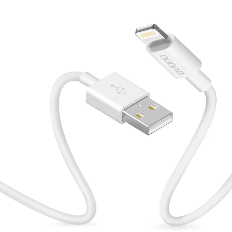 Dudao L1T kábel USB / Lightning 3A 1m, biely 