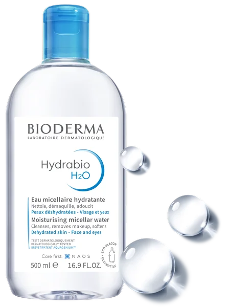 BIODERMA Hydrabio H2O 1×500 ml, micelárna voda