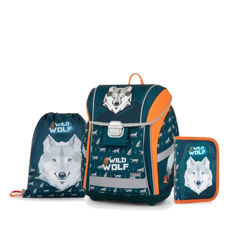 OXYBAG - Školský set 3dielny Wolf PP24 