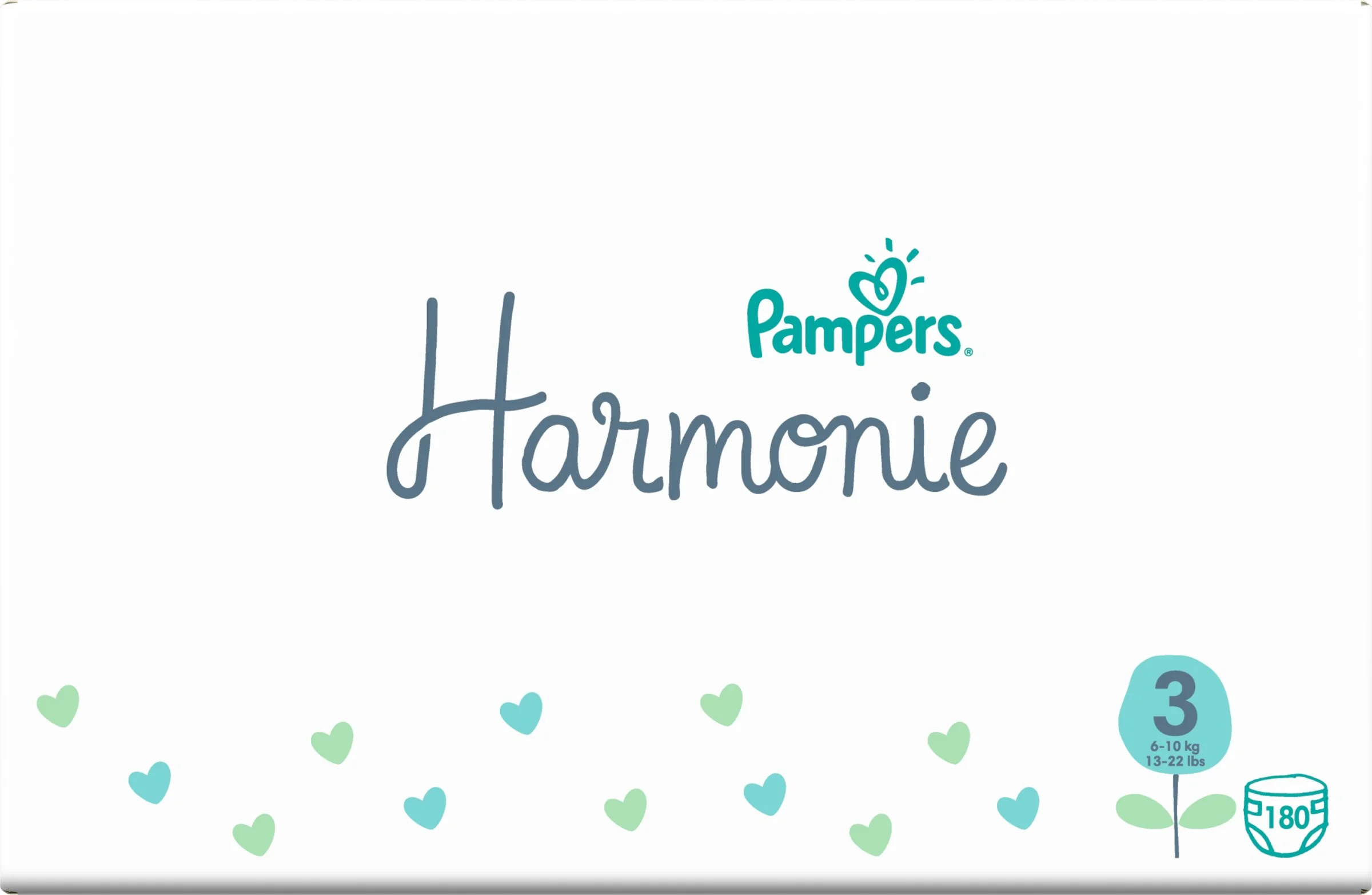 PAMPERS HARMONIE VEĽKOSŤ 3, 180KS 6-10KG