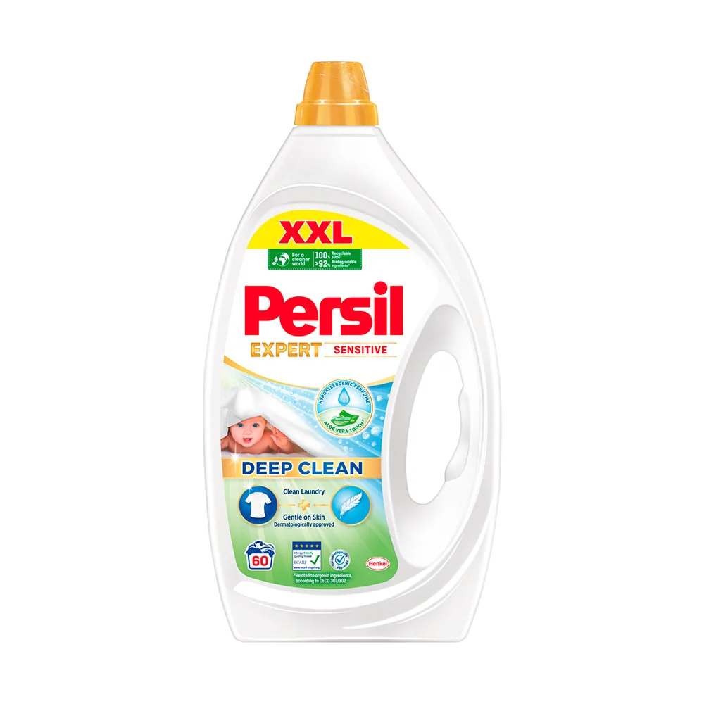 Persil prací gél Expert Sensitive 60 praní, 2,7 l