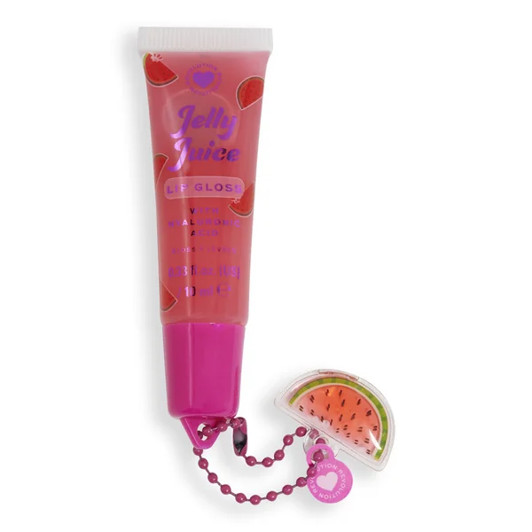 I♥Revolution, Jelly Juice Lip Tubes - Watermelon 1×10 ml, lesk na pery