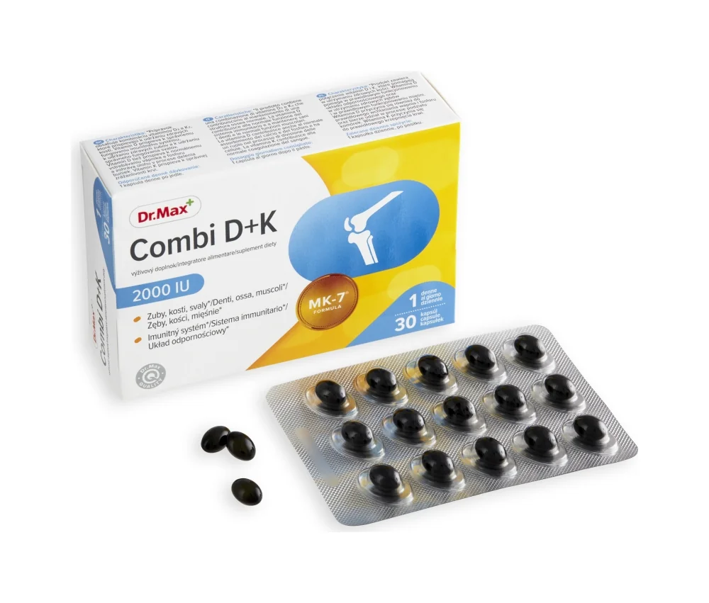 Dr. Max Combi D+K 2000 IU 1×30 kapsúl