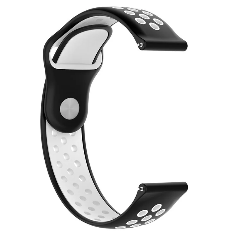 BStrap Silicone Sport remienok na Samsung Galaxy Watch 42mm black/white