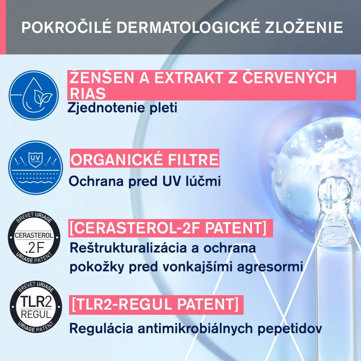 URIAGE ROSÉLIANE CC Cream SPF50+, 40ml 1×40 ml, tónovací krém na začervenanú pokožku