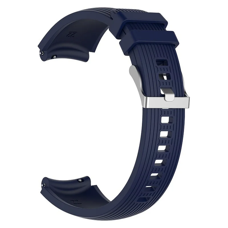 BStrap Silicone Davis remienok na Xiaomi Watch S1 Active dark blue