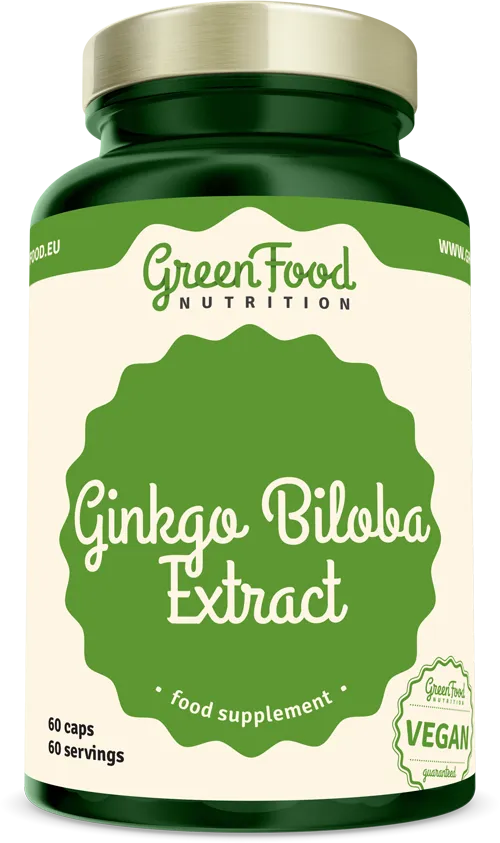 GREENFOOD NUTRITION GINKGO BILOBA extrakt