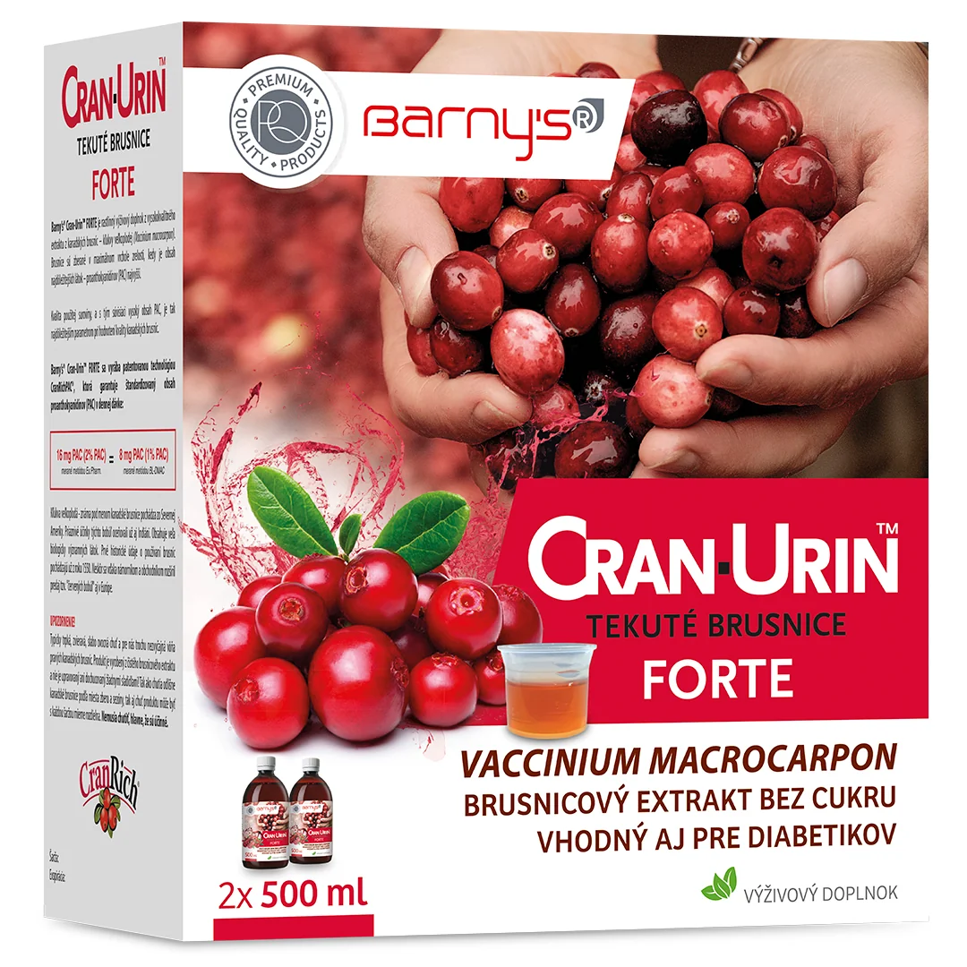 BARNY S CRAN-URIN FORTE 2X500ML TEKUT.BRUSNICE