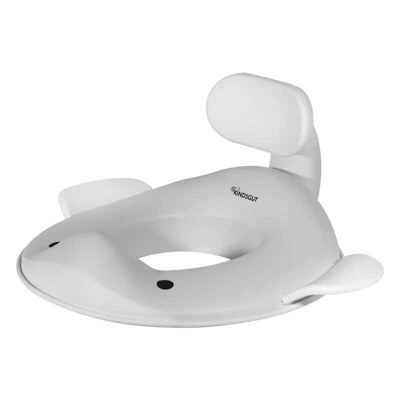 KINDSGUT - WC sedadlo Whale Light Grey