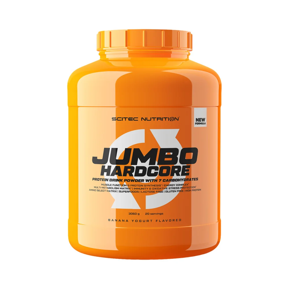 Scitec Nutrition Jumbo Hardcore 3060 g banán-jogurt