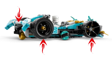 LEGO® NINJAGO® 71791 Zaneovo dračie Spinjitzu závodné auto 1×1 ks, lego stavebnica