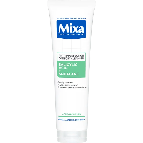 Mixa Anti-imperfection čistiaci gél 1×150 ml, čistiaci gél