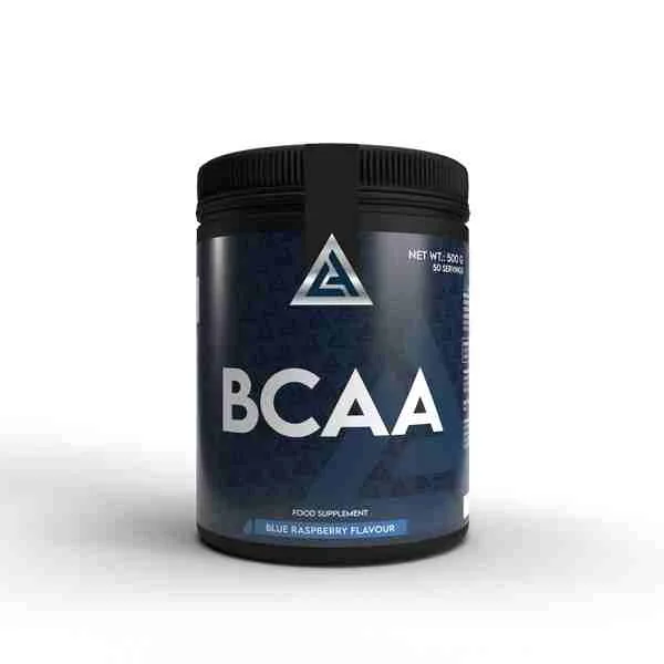 Lazar Angelov Nutrition BCAA modrá malina 1×500 g, výživový doplnok s obsahom aminokyselín