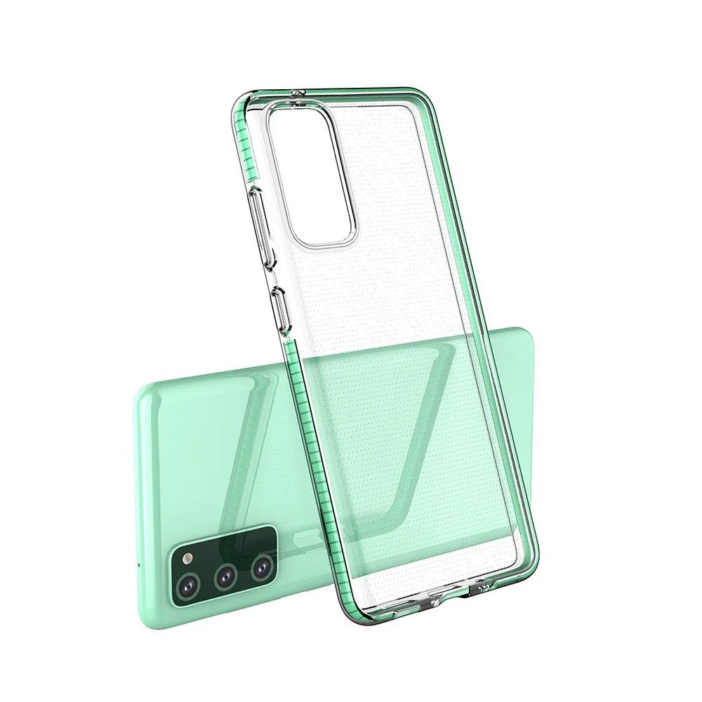 MG Spring Case silikónový kryt na Samsung Galaxy A72 4G, svetloružový 