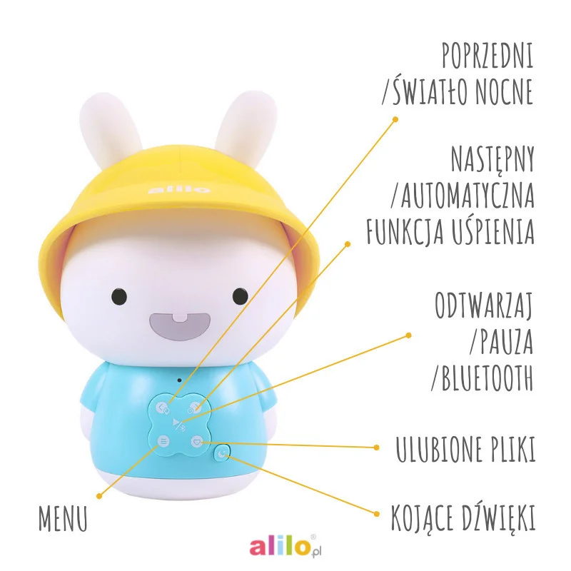 Alilo Baby Bunny G9S+ - Králiček Baby Bunny G9S+, ružový 