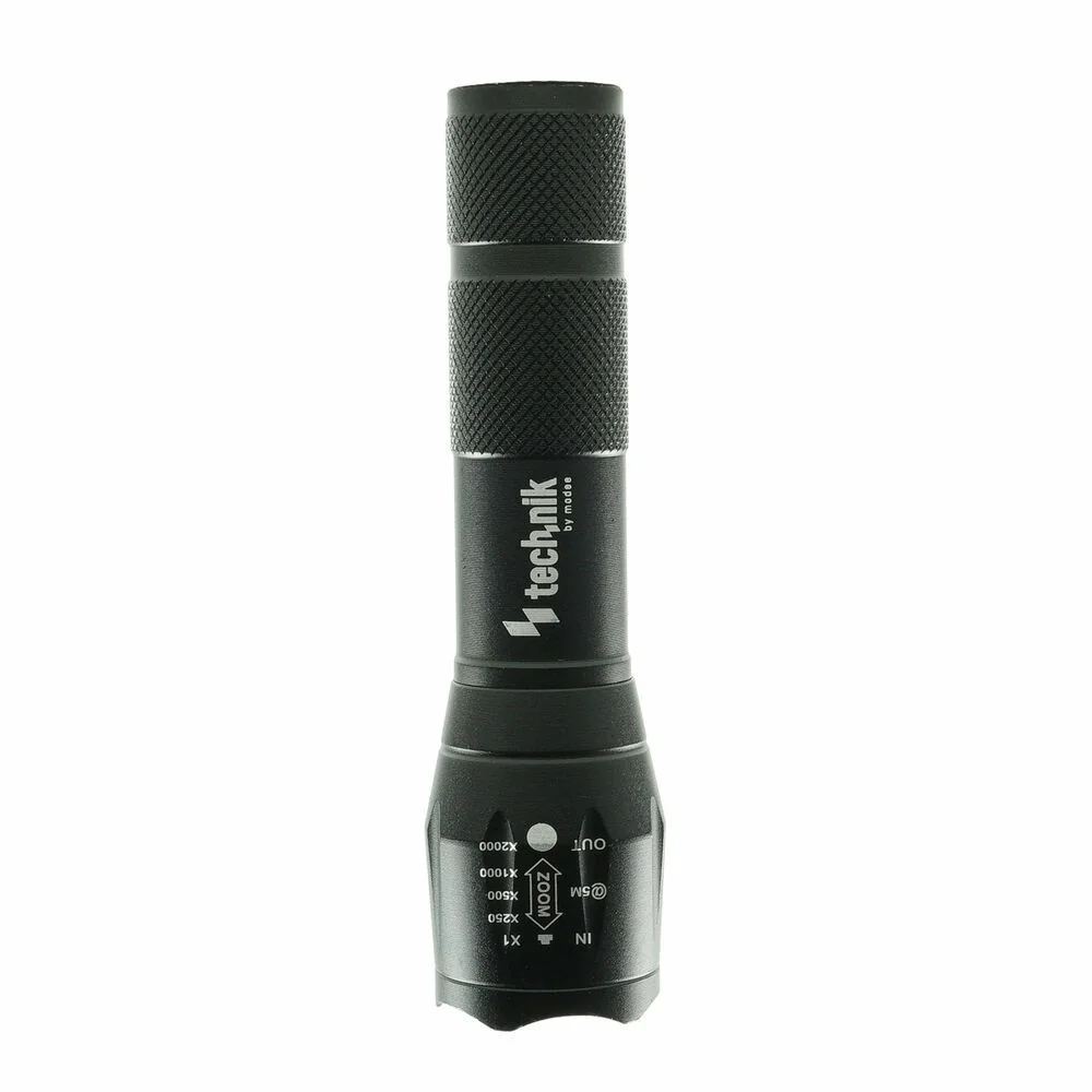 Technik MT-P5 Flashlight svietidlo (1x18650 800mAh), XPE LED, micro-USB, stroboskop, SOS 