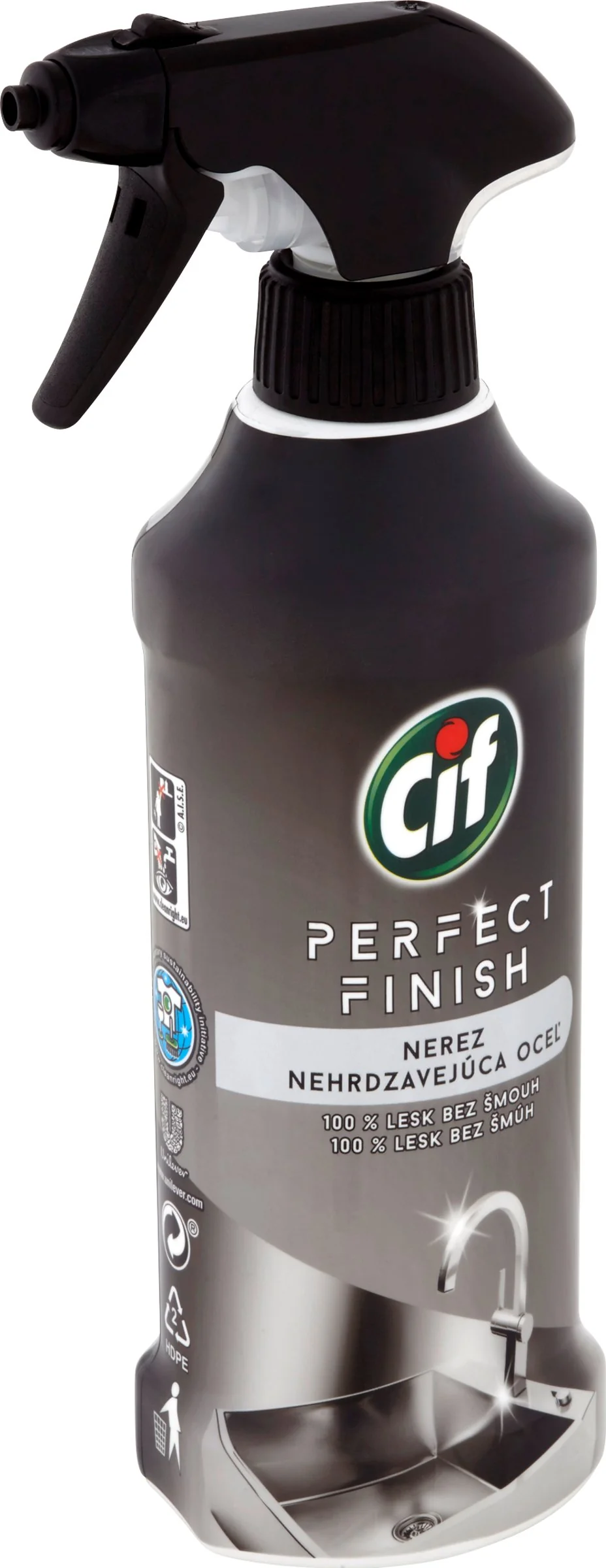 Cif Perfect Finish - Nerez 1×435 ml, čistiaci prostriedok